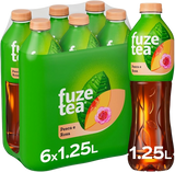 FUZETEA TEA PEACH PET 1.25 LT (6 IN A BOX)