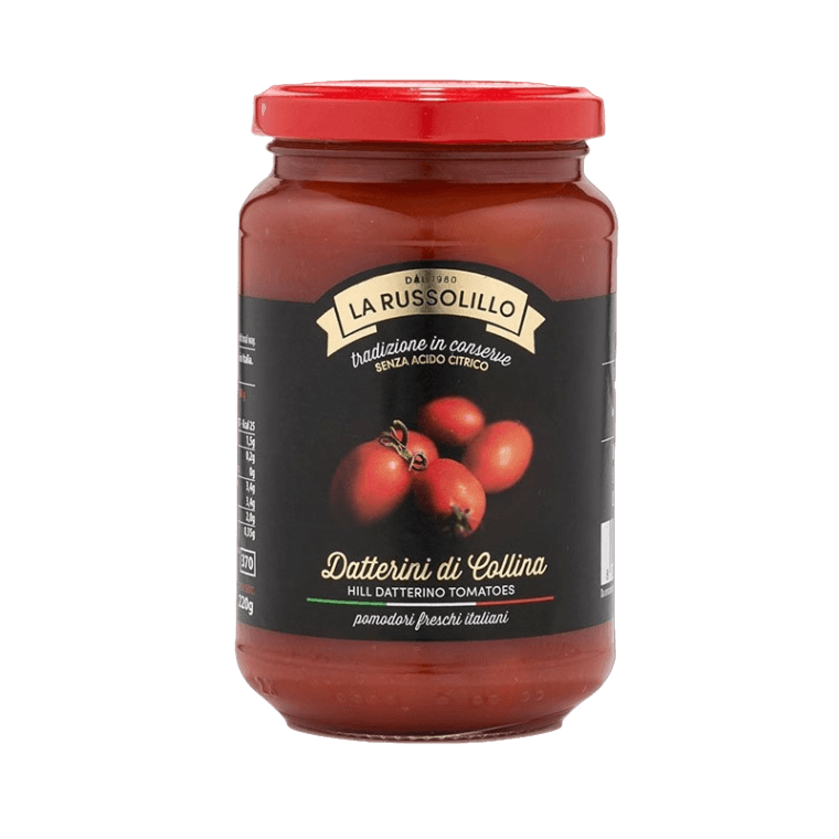 RUSSOLILLO SAUSE POMODORINO DATTERINI DI COLLINA 330 GR (15 in a box)