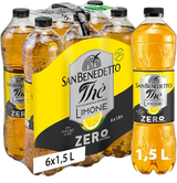 SAN BENEDETTO ZERO TEA LEMON PET 1.5 LT (6 in a box)