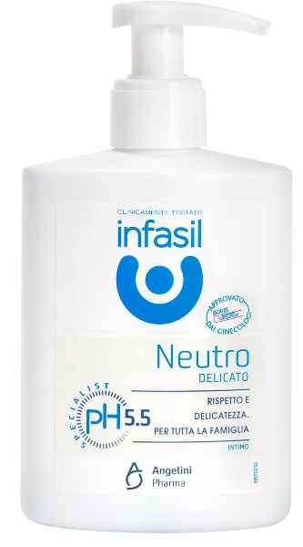 INFASIL INTIMATE WASH NEUTRO DELICATO PH 5.5 200 ML (12 IN A BOX)