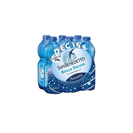 SAN BENEDETTO CARBONATED WATER PET 500 ML (24 in a box)