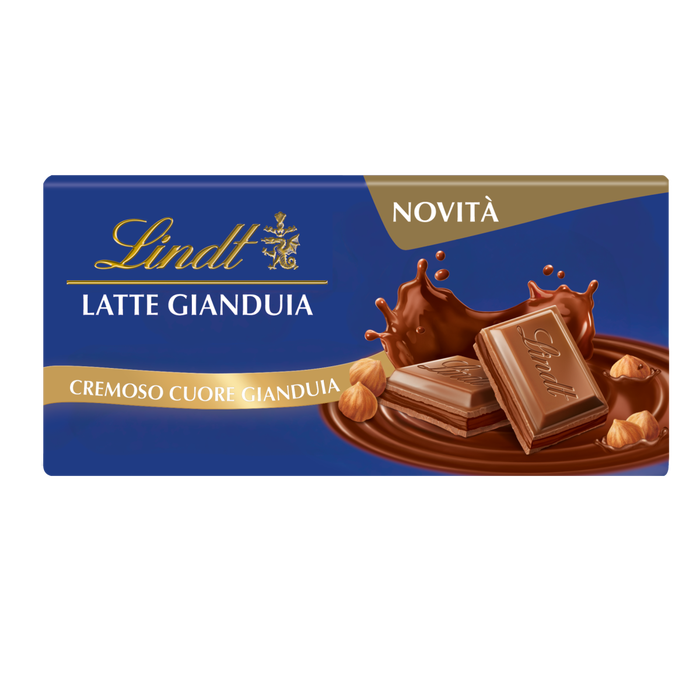 LINDT CLASSIC CHOCOLATE BAR MILK GIANDUIA 100 GR (21 in a box)