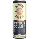 BOMBAY PRESSÉ GIN CITRUS COLLINS DRINK CANS 250 ML (12 in a box)