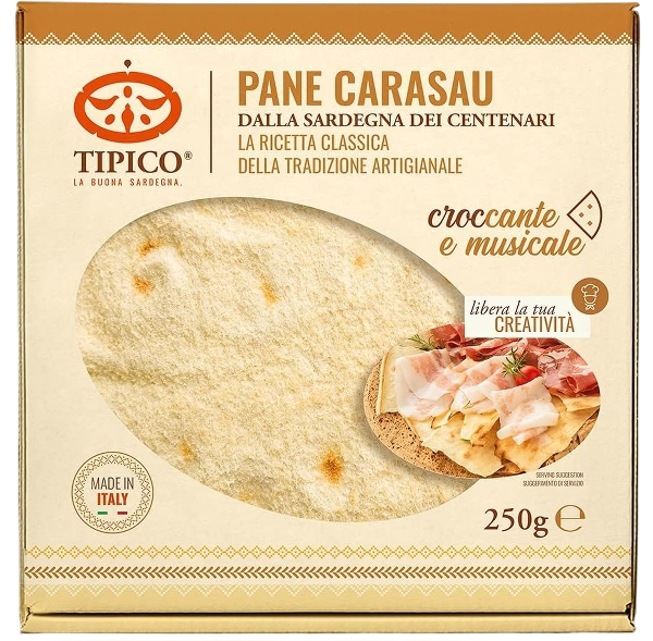 TIPICO BREAD CARASAU 250 GR (20 in a box)