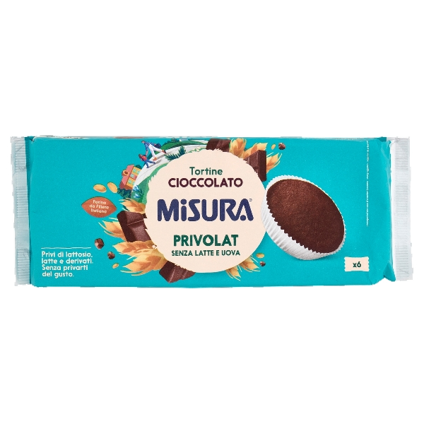 MISURA PRIVOLAT TORTINI CHOCOLATE X6 240 GR (10 in a box)
