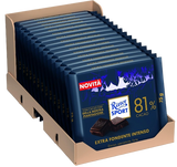 RITTER SPORT CHOCOLATE BAR EXTRA DARK INTENSO 81% 75 GR (15 in a box)