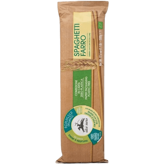 ALCENERO PASTA AL FARRO BARLEY SPAGHETTI 500 GR (12 in a box)