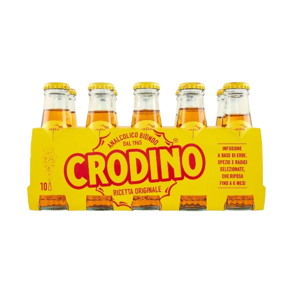 CRODINO APERITIF BIONDO GLASS 10 CL X10 (6 in a box)