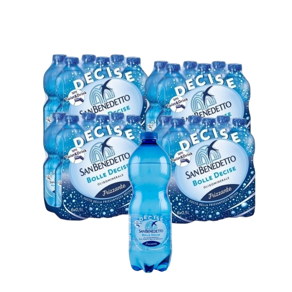 SAN BENEDETTO CARBONATED WATER PET 500 ML (24 in a box)