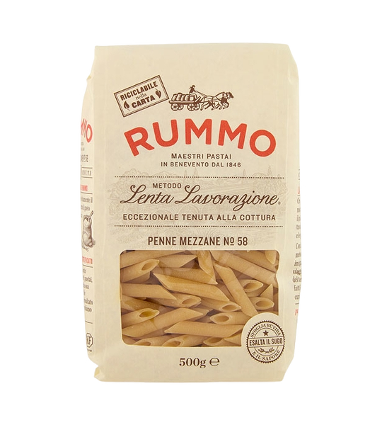 RUMMO PASTA DI SEMOLA PENNE MEZZANE N.58 500 GR (16 in a box)