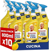 MASTRO LINDO DEGREASER KITCHEN LEMON SPRAY 800 ML (10 in a box)