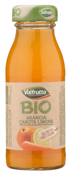 VALFRUTTA BIO FRUIT JUICE ACE GLASS 125 ML X6 (8 in a box)