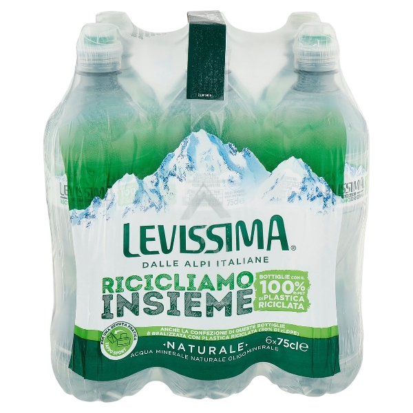 LEVISSIMA STILL WATER PUSH/PULL PET 750 ML (6 in a box)