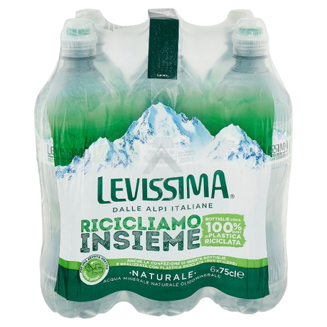 LEVISSIMA STILL WATER PUSH/PULL PET 750 ML (6 in a box)