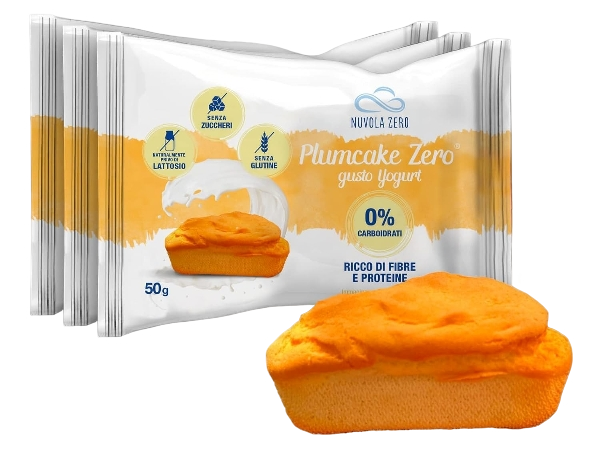 NUVOLA ZERO PLUMCAKE YOGURT 0% CARBS GLUTEN FREE 50 GR (10 in a box)