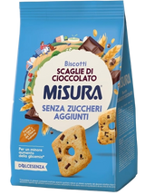 MISURA DOLCE SENZA BISCOTTI CHOCOLATE CHIPS 290 GR (10 in a box)