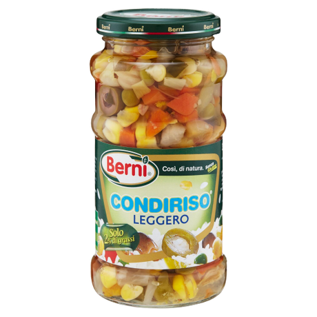 BERNI CONDIRISO LEGGERO LIGHT JAR 300 GR X3  (4 in a box)