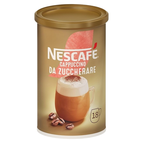 NESCAFE' WATER-SOLUBLE INSTANT CAPPUCCINO NO SUGAR 225 GR (10 in a box)