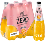 SAN BENEDETTO ZERO ARANCIATA PET 750 ML (6 in a box)