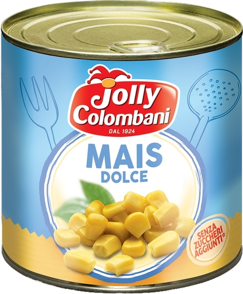 JOLLY COLOMBANI SWEET CORN TIN 160 GR X3 (8 in a box)