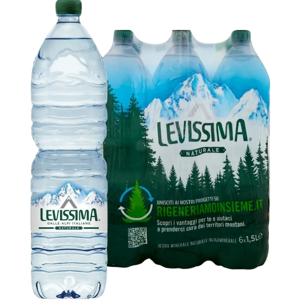 LEVISSIMA STILL WATER PET 1.5 LT (6 in a box)