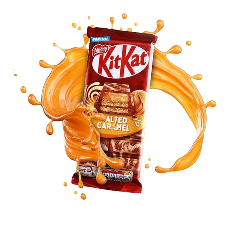 KIT KAT CHOCOLATE BAR SALTED CARAMEL 99 GR (15 in a box)