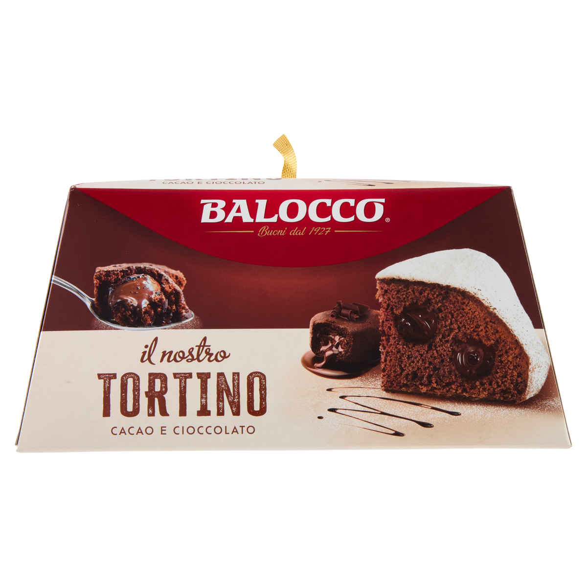 BALOCCO CAKE TORTINO COCOA AND CHOCOLATE 650 GR (12 in a box)