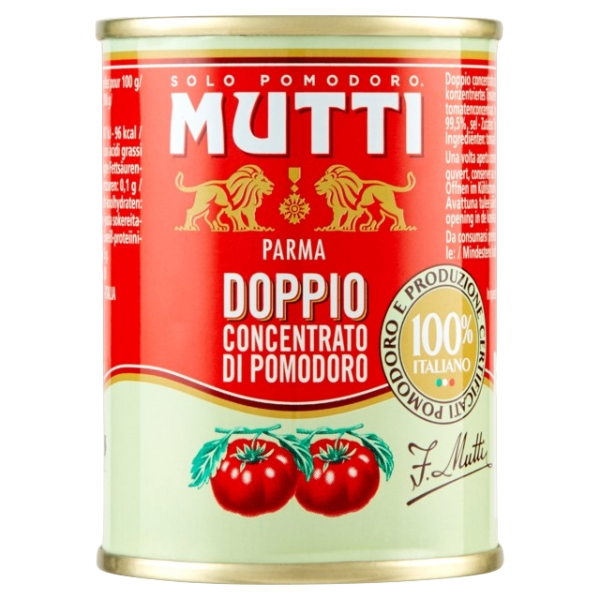 MUTTI DOUBLE TOMATO PASTE TIN 140 GR (12 in a box)