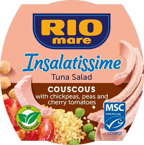 RIOMARE READY INSALATISSIME TUNA COUS COUS 160 GR (9 in a box)