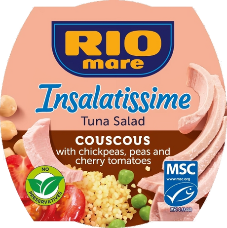 RIOMARE READY INSALATISSIME TUNA COUS COUS 160 GR (9 in a box)