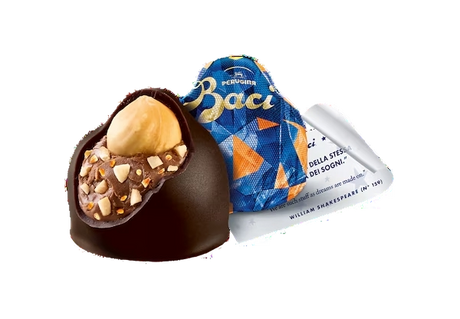 PERUGINA BACI BIJOU CRYSTAL ORANGE 150 GR (10 in a box) LIMITED EDITON