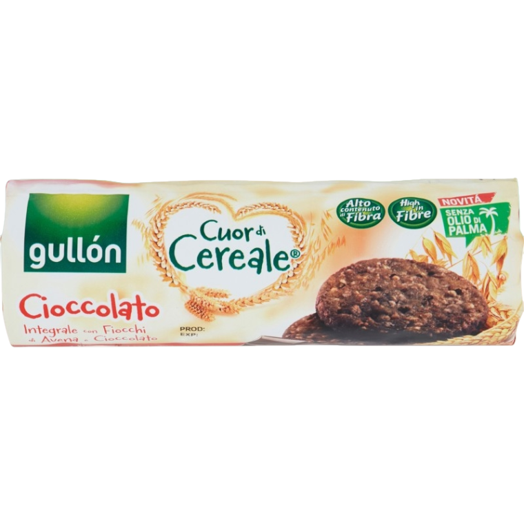 GULLON BISCOTTI CUOR DI CEREALE CHOCOLATE 280 GR (16 in a box)