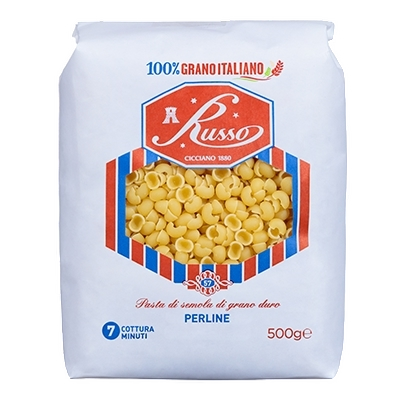 RUSSO PASTINA DI SEMOLA PERLINE 500 GR (20 in a box)