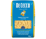 DE CECCO PASTA DI SEMOLA TUBETTI LISCI N.62 500 GR (24 in a box)