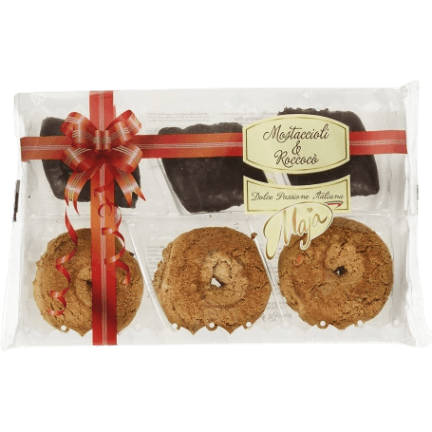 MAJA BISCOTTI MOSTACCIOLI CLASSICI E ROCOCCO 400 GR (10 in a box)