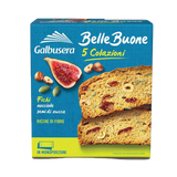 GALBUSERA BELLE BUONE BAKERY RUSKS FETTE BISCOTTATE FIGS AND HAZELNUTS 200 GR (10 in a box)