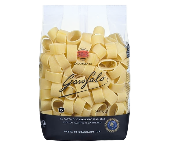 GAROFALO PASTA DI GRAGNANO IGP FORMATI SPECIALI CALAMARATA 500 GR (12 in a box)
