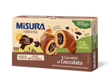 MISURA FIBRE EXTRA CORNETTI WHOLEMEAL CHOCOLATE X6 300 GR (8 in a box)
