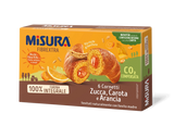 MISURA FIBRE EXTRA CORNETTI WHOLEMEAL PUMPKIN CARROT ORANGE X6 300 GR (8 in a box)
