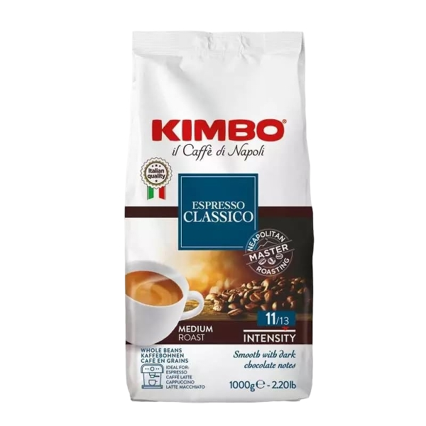 KIMBO COFFEE BEANS ESPRESSO CLASSICO 1 KG (6 in a box)