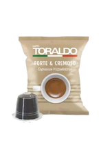 TORALDO COFFEE CAPSULES NESPRESSO FORTE E CREMOSO ESPRESSO NAPOLETANO X100 (6 in a box)
