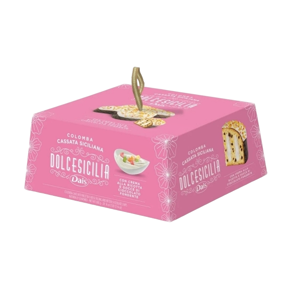DAIS COLOMBA CASSATA SICILIANA RICOTTA AND CHOCOLATE CHIPS 800 GR (12 in a box)