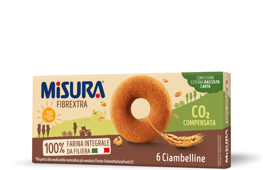 MISURA FIBRE EXTRA CIAMBELLINE WHOLEMEAL X6 230 GR (10 in a box)