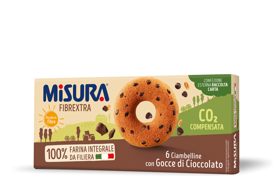 MISURA FIBRE EXTRA CIAMBELLINE WHOLEMEAL CHOCOLATE X6 230 GR (10 in a box)
