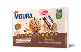 MISURA FIBRE EXTRA BISCOTTI WHOLEMEAL CHOCOLATE CHIP MULTIPACK X6 280 GR (10 in a box)