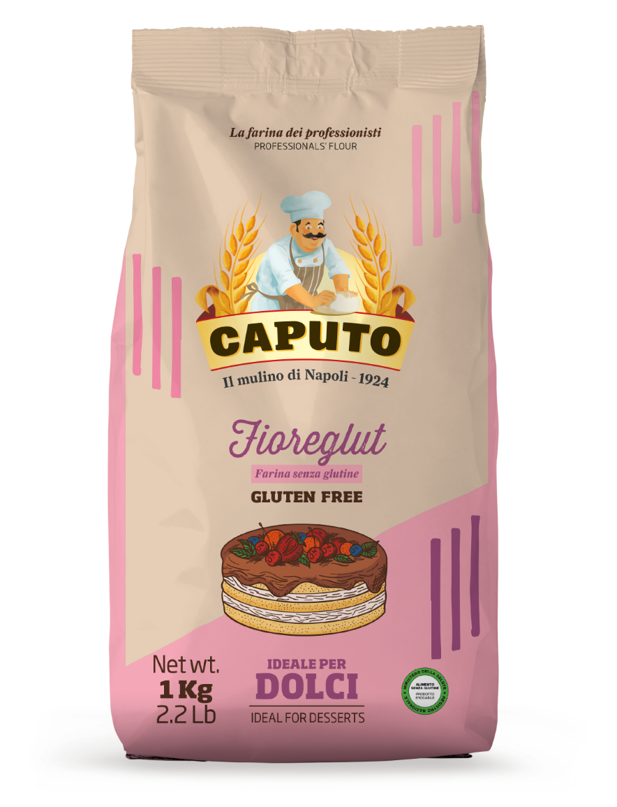 CAPUTO FLOURS FIOREGLUT DOLCI GLUTEN FREE 1 KG (12 in a box)