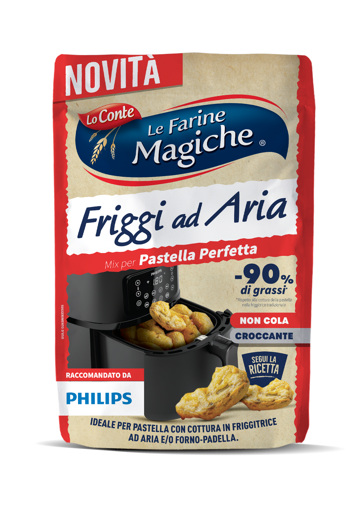 LOCONTE FLOURS FRIGGI AD ARIA MIX FOR BATTER 300 GR (8 in a box)