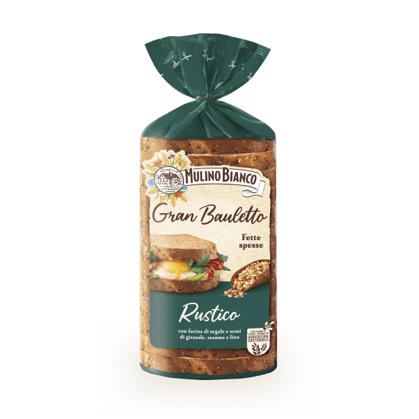 MULINO BIANCO BREAD PAN GRAN BAULETTO RUSTICO 500 GR (6 in a box)