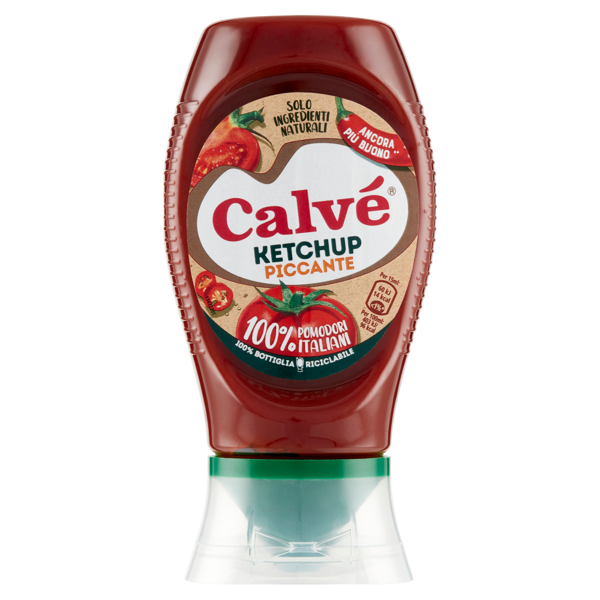 CALVE' KETCHUP SPICY TOP DOWN 250 GR (9 in a box)