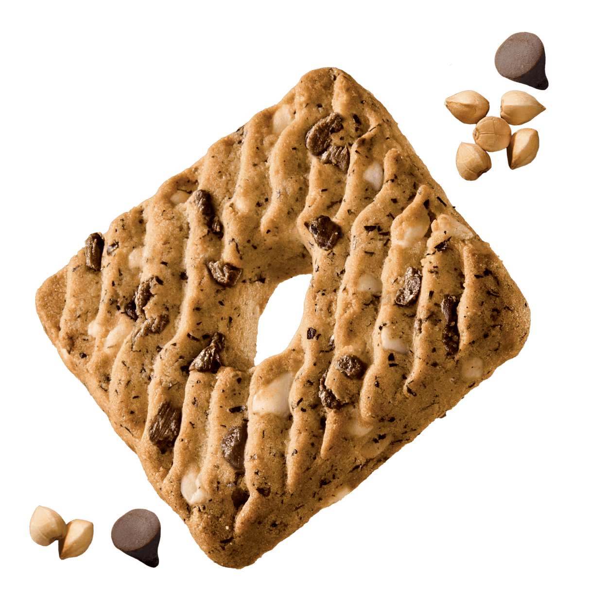 GALBUSERA BISCOTTI GRAN SARACENO DROPS OF CHOCOLATE GLUTEN FREE X6 260 GR (14 in a box)